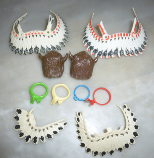 PLAYMOBIL ACCESSORIES NATIVE AMERICAN HEAD GEAR