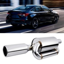 For 2016-2025 Honda Civic Sport 2.5 In 4.0 Out Twin Loop Exhaust Muffler Tip For 2016-2025 Honda Civic Sport 2.5 In 4.0 Out Twin Loop Exhaust Muffler Tip