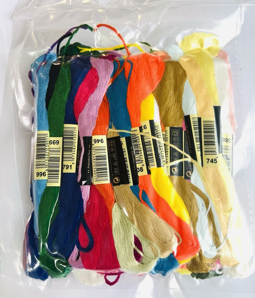 Friendship Bracelet Embroidery Thread-Lot of 3- 50 Skeins ea/150 Total Assorted - Image 4 of 4