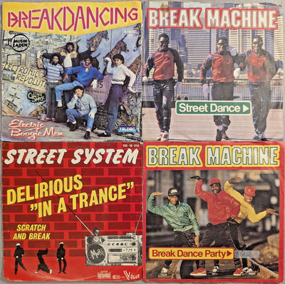 80s BREAKDANCE HIP-HOP RAP FUNK BREAK MACHINE STREET NYC VINYL ELECTRIC BOOGIE