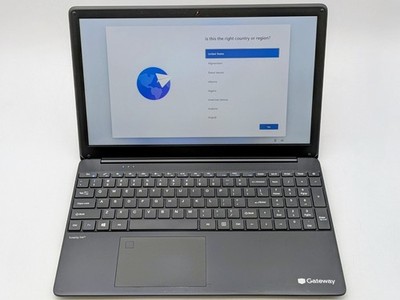 Gateway GWTN156-7BK 15'' FHD I3-1115G4 256GB SSD 8GB W11 Webcam FP Reader