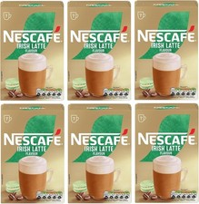NESCAFÉ Irish Latte Instant Coffee Sachets 7 Pack x6