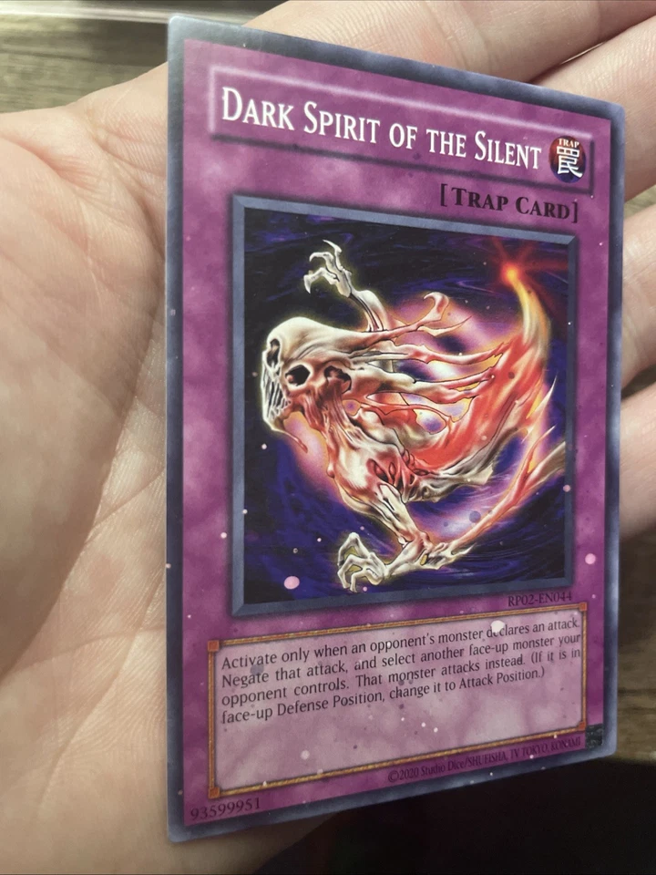 Dark Spirit of the Silent RP02-EN044 (MISPRINT PRINT ERROR-SEE PICS!) NM +Bonus! - Image 2 of 4