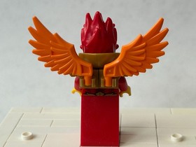 LEGO Fluminox phoenix minifigure with Heavy Armor Legends of Chima 70146 loc075