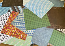12  x12  Scrapbook Paper Lot 50 Sheets Designs  Solids Variety Of Patterns