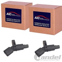 2X Aic ABS-SENSOREN Hinten Beidseitig Passend FÜR Audi A3 Tt Skoda Octavia Vw