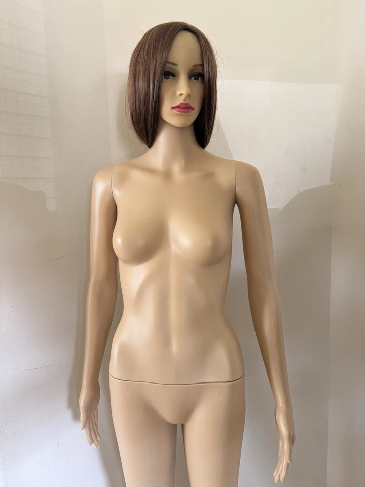 Mannequin, Full Female Body Display 70” Tall, Material Plastic With Metal Base - Image 2 of 4