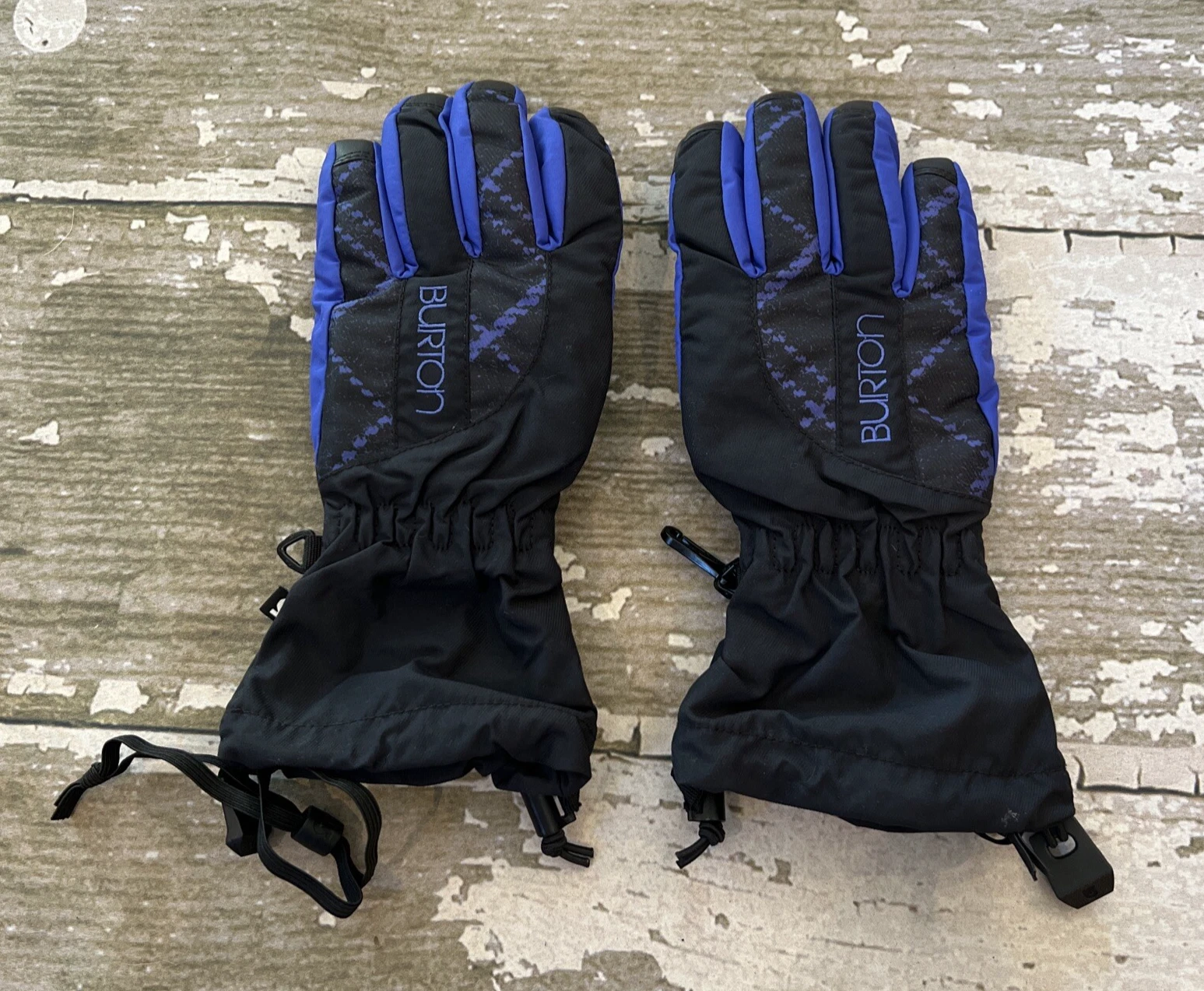BURTON Black Purple Youth VENT Gloves Snow Ski Snowboard Winter Kids Boy Girl XS