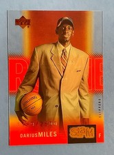 DARIUS MILES 2000-01 UPPER DECK SLAM #ED /2500 ROOKIE INSERT BASKETBALL CARD #93