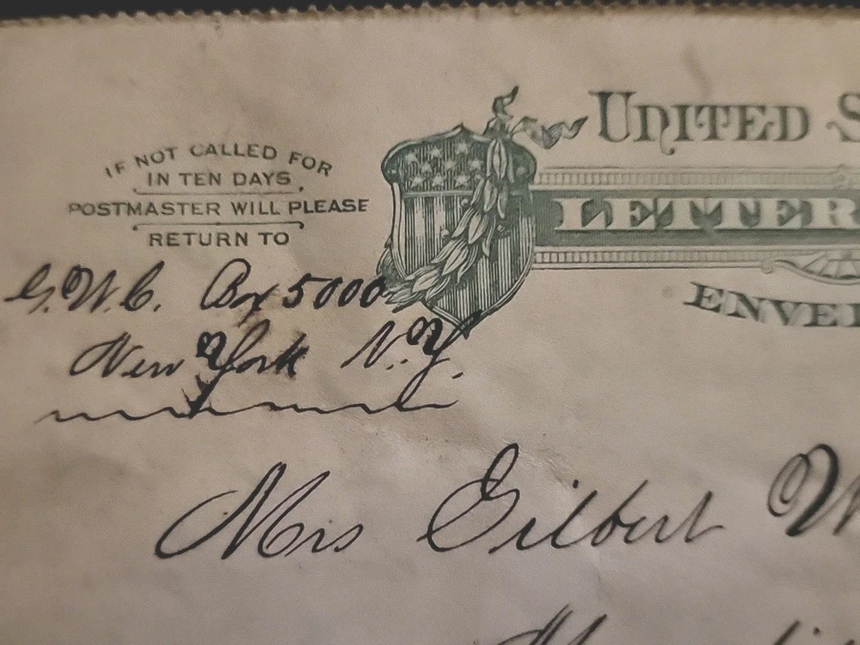 USA 1886 US Shield Grant Lettersheet 2c 1st Preprint Enveope NY to Connecticut - Image 3 of 4