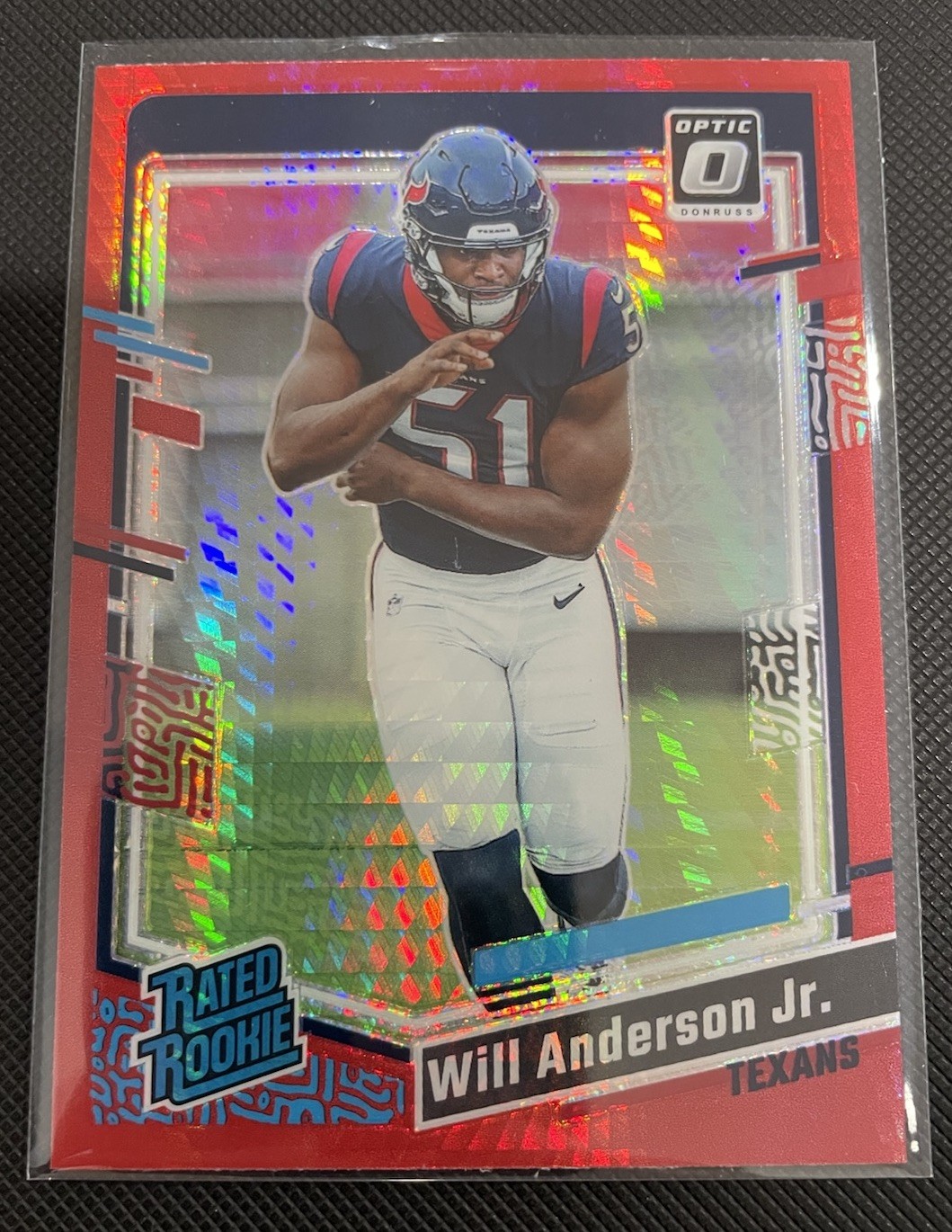 2023 Donruss Optic - Will Anderson Jr. Red Mojo (RC) #246 FUTURE DPOY HOF🔥