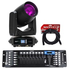 Eliminator ADJ Stryker Beam 13 Colors 100w LED Moving Head Light DMX Controller