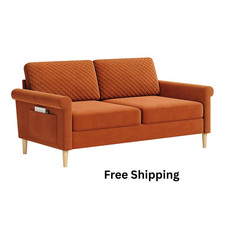 Divano 2 posti arancione arredo soggiorno ufficio - Invia offerta e risparmia😍