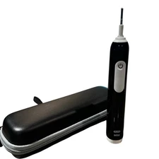 Braun Oral-B 3791 Pro 1000 Rechargeable Electric Black Toothbrush Handle + Case
