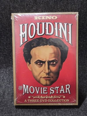 Houdini The Movie Star 3 Discs 5 Films Silent Adventure Kino International DVD 