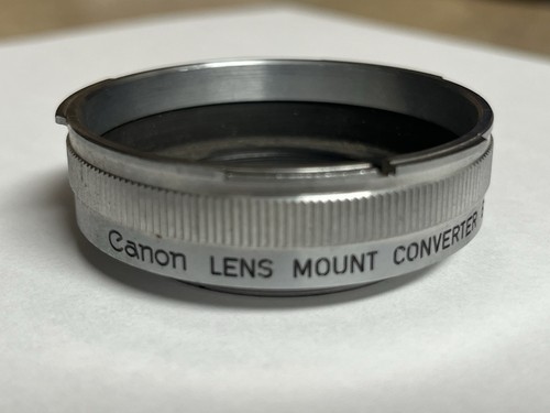 Canon Lens Mount Converter B FD To Leica M39