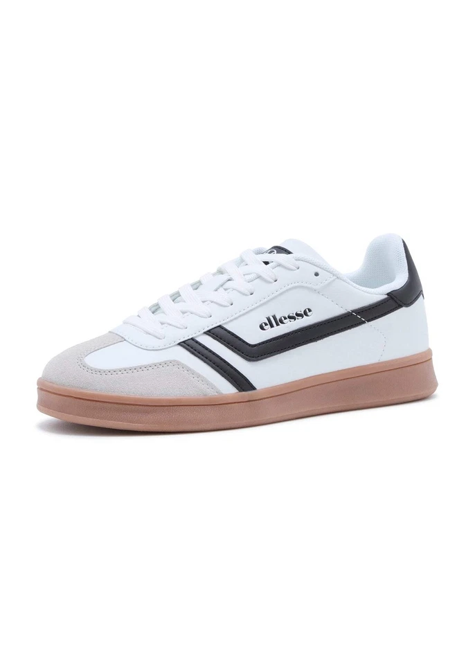 Ellesse Laroma Womens Trainers Cupsole Casual Shoes White Black Gum