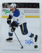 Barret Jackman St. Louis Blues Signed Autographed 8x10 Photo NHL Hockey
