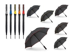 Automatik Regenschirm Stockschirm &Ouml;ffnung Automatisch Golfschirm windfest Unisex