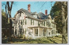 Lawnfield Home James A. Garfield Mentor Ohio Plastichrome Postcard