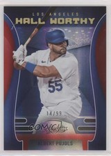 2022 Panini Absolute Hall Worthy Spectrum Red 14/99 Albert Pujols #HW-3 qf6