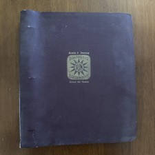 SUN AUTOMOTIVE TEST EQUIPMENT OPERATORS BOOK MANUAL WITH BINDER 1950