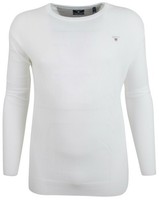 Gant Herren Pullover Men's Sweater Jumper Gr. 5XL Premium Cotton Pique Crew Neck
