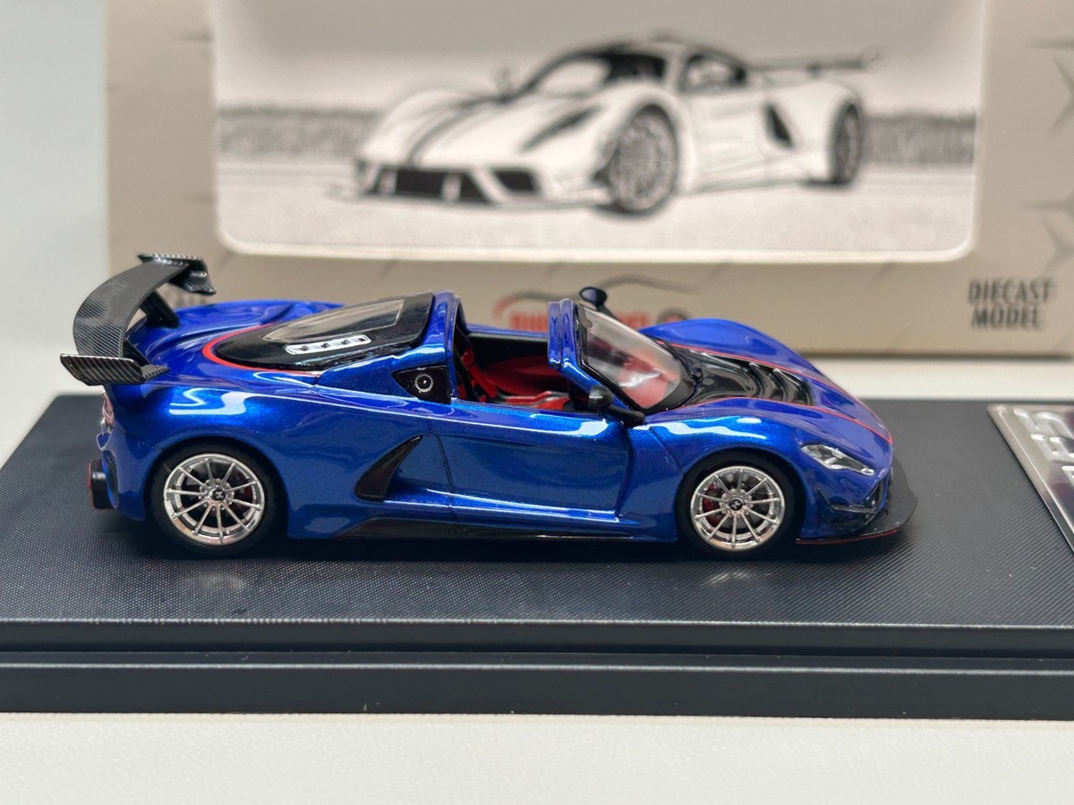 RM 1:64 Hennessey Venom F5 Open Edition Venom Alloy Car Model | eBay