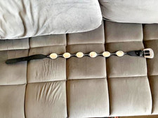 2007 Ariat Leather Belt - Limited Edition Buckle Western Style - Size 32" - NEW