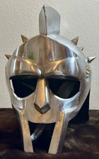 Gladiator Helmet-Knight Roman Soldier Maximus Helmet Heavy