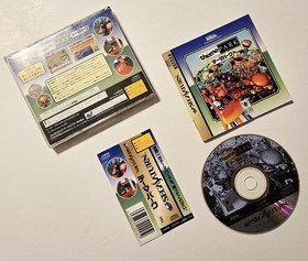 Sky Target & Theme Park 2pk *Saturn* *Sega/EA* *Japanese* *CIB* *US Seller*