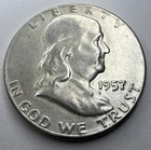 1957 Franklin Half Dollar R34