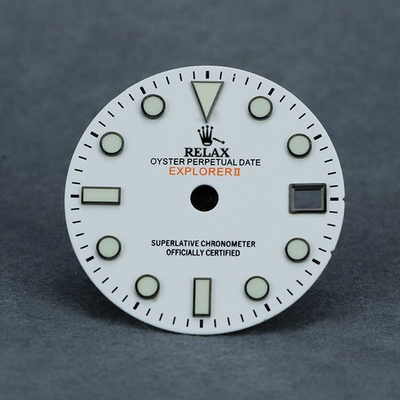 #ad Relax Dial 28.5mm EXP dial matte black dial for NH34 movement BGW9 C3 lume $35.00