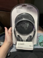 Coby CX-CD111 Black CD Player Dynamic Bass Boost  Headphones VTG New Sealed
