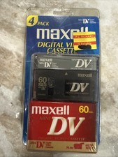 3 New Maxell Mini DV Cassette 60 minute SP/90 minute LP Factory Sealed DVM60SE