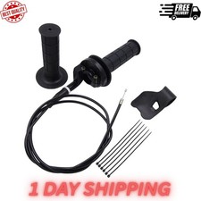New 7/8" Twist Throttle Grip Cable Kit for 50cc-250cc Dirt Bike Atv Mini Bike