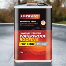 Ultra V1 Waterproof Roofing  GRP  Top Coat  ( GREY )