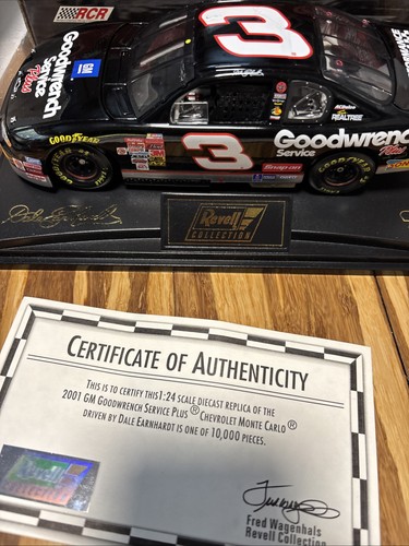 2001 Dale Earnhardt Goodwrench Revell 1 Of 10000 1/24 Scale Adult Diecast - Picture 2 of 15