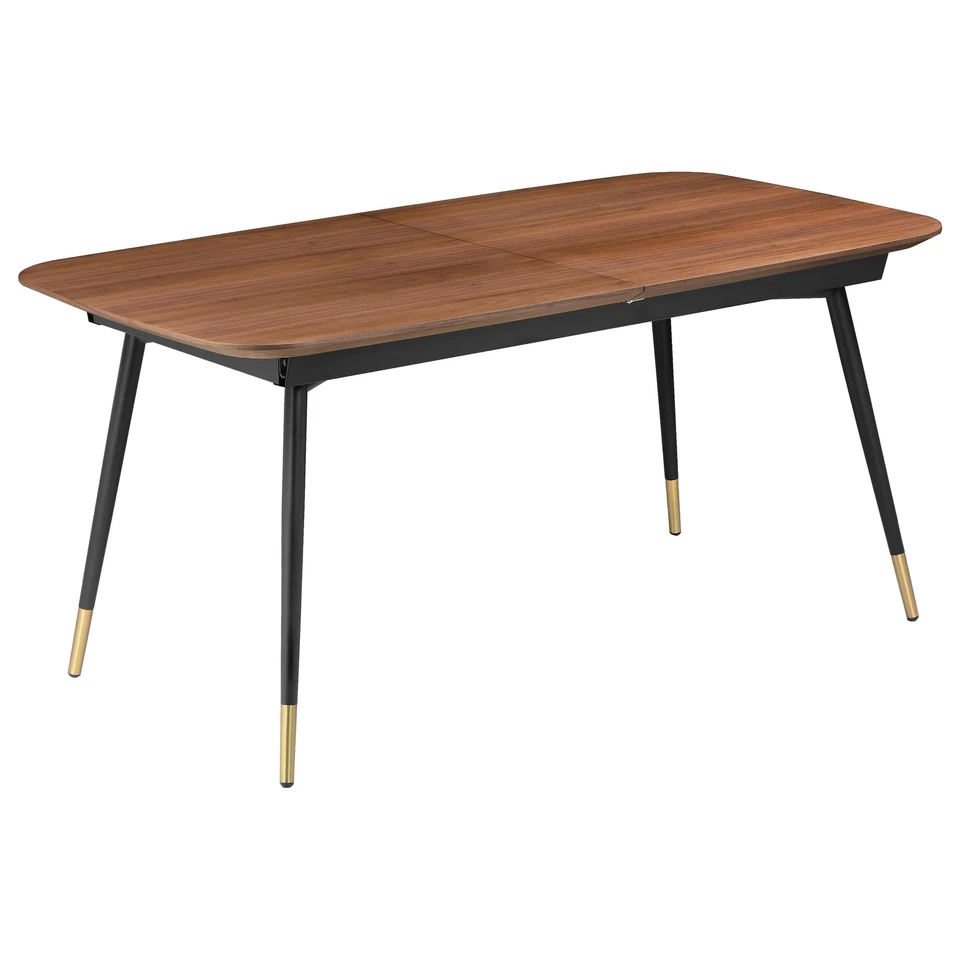 DFS Ore Walnut Brown & Black 6-8 Seater Extending Dining Table Ore RRP £999