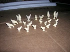Vintage 1950'S MARX FARM FOWL PLAYSET, ROOSTERS, DUCKS, HEN, CHICKS, DUCKLINGS