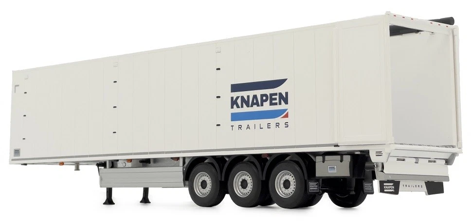MARGE MODELS - Accessoire pour camion - Remorque à fond mouvant de couleur bl...