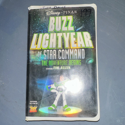 Disney Buzz Lightyear Star Command Adventure Begins VHS 2000 Full Screen G NTSC