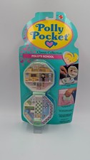 Polly Pocket POLLY  s SCHOOL Compact Playset 1990 Vintage Bluebird NIP