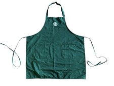 NWOT Official Starbucks Coffee Barista Green Apron Embroidered Logo Pockets