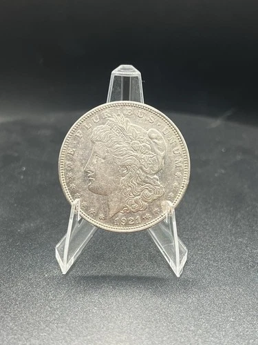 1921 Morgan Silver Dollar $1 Coin .900 Fine Silver Circulated