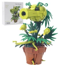 Peashooter Plant Building Toys Model compatible with major brand size,Unique ...