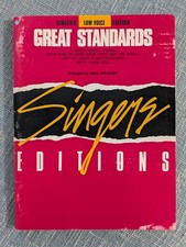 Great Standards Low Voice. Singers Edition. Arranged by Linda Spevacek 1988