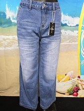 Nwt Flamingals Straight Leg Light Wash Jeans Size XL 69213 32 Inseam
