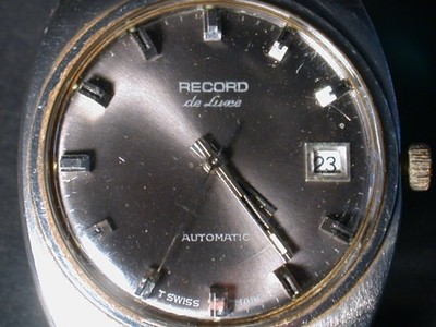 Record de Luxe 70er Jahre Automatik - Tochterfirma von Longines.