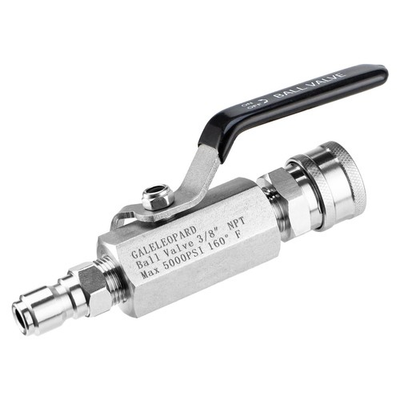 #ad GALELEOPARD Ball Valve Pressure Washer 3 8 Inch Quick Connect Black $48.87